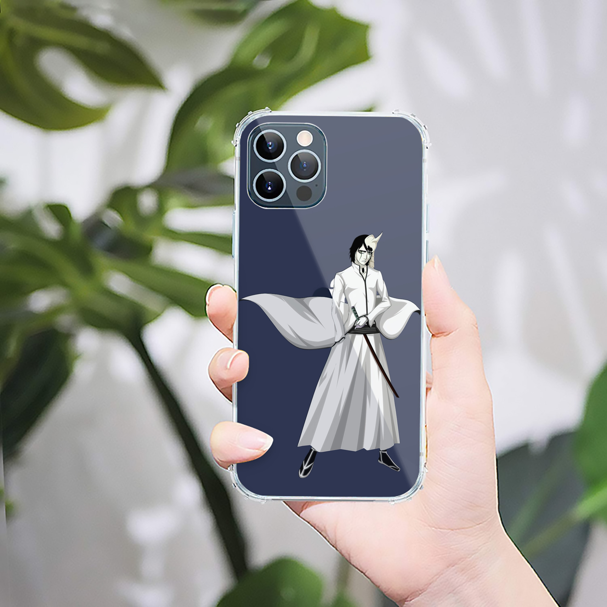 （画像用） ブリーチ ウルキオラ·シファー BLEACH Ulquiorra cifer 【iPhone 12シリーズ対応】透明スマホケース（クリアソフトケース）